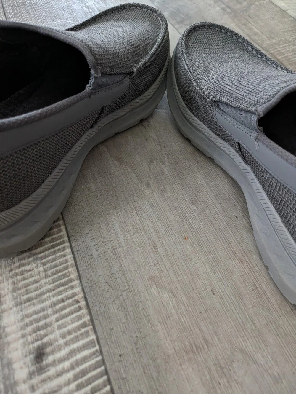 Skechers Slip-ins Pollard Wilfred Mens 10 Casual Shoes Extra Wide Fit Gray NWOB